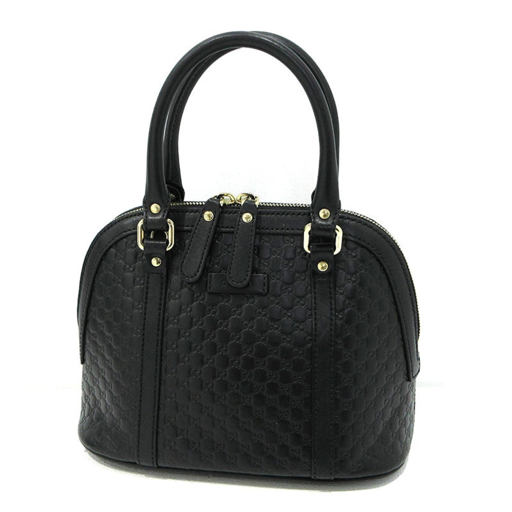 Gucci Microguccissima Shoulder Bag Handbag Black